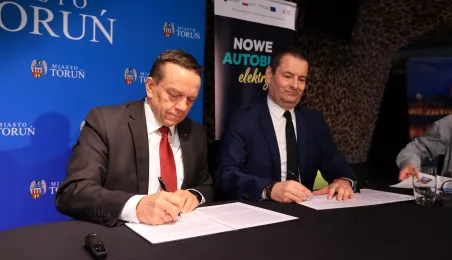 Podpisanie umowy na zakup autobusów elektrycznych