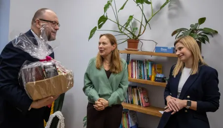 Wizyta minister funduszy i polityki regionalnej w Centrum Rozwoju i Terapii