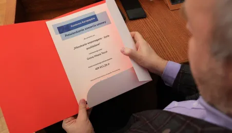 Wręczenie umów na dofinansowanie dwóch projektów