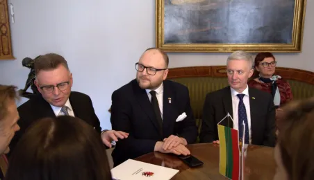 Wizyta ministra kultury Republiki Litewskiej, cz. 1