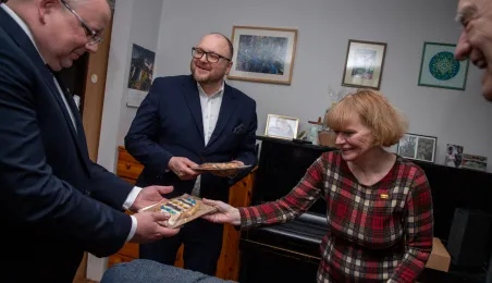 Wizyta u Antoniego Stawikowskiego, 14.04.2025 r.