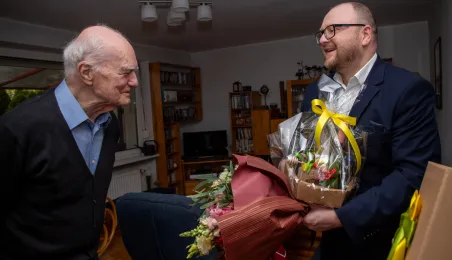 Wizyta u Antoniego Stawikowskiego, 14.04.2025 r.