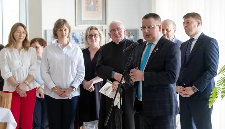 Wielkanocne śniadanie w DPS im. Leona Szumana