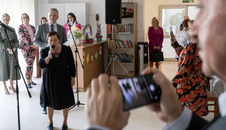 Wielkanocne śniadanie w DPS im. Leona Szumana