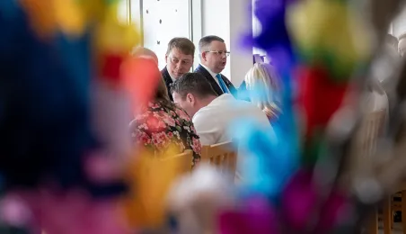 Wielkanocne śniadanie w DPS im. Leona Szumana