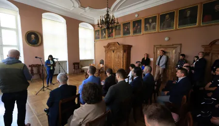 Moneta Holey Dollar w Muzeum Okręgowym, 29.04.2025 r.