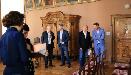 Moneta Holey Dollar w Muzeum Okręgowym, 29.04.2025 r.