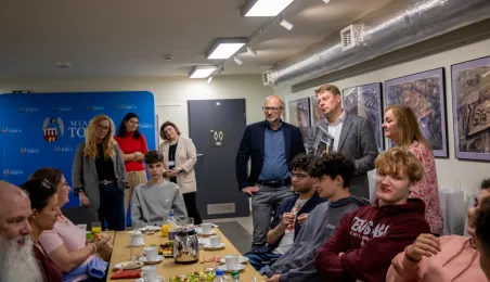 Wizyta młodzieży z Bryan-College Station High Schools w Teksasie