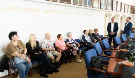 Seniorzy w Urzędzie Miasta Torunia, 5.06.2025 r.