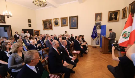 Wręczenie nominacji konsulowi honorowemu Peru w Toruniu