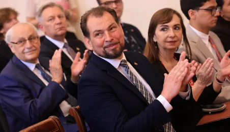 Wręczenie nominacji konsulowi honorowemu Peru w Toruniu