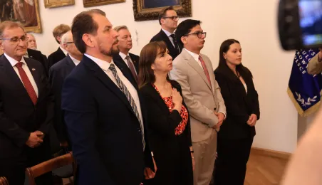 Wręczenie nominacji konsulowi honorowemu Peru w Toruniu