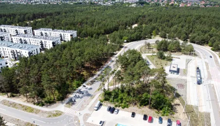 Miejsce, w którym budowany będzie żłobek na osiedlu Jar