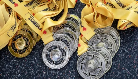 Medale na najtwardszych strażaków