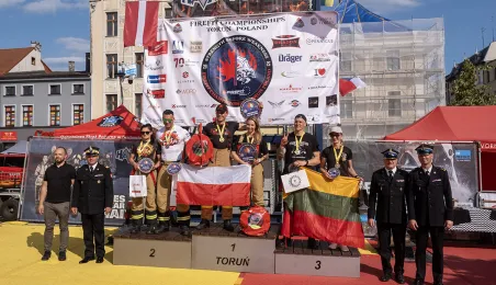 Medale na najtwardszych strażaków