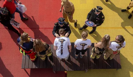 Medale na najtwardszych strażaków