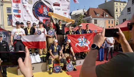 Medale na najtwardszych strażaków