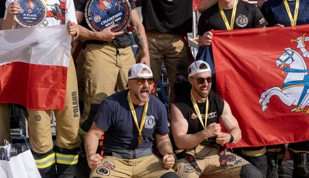 Medale na najtwardszych strażaków