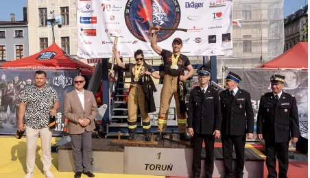 Medale na najtwardszych strażaków