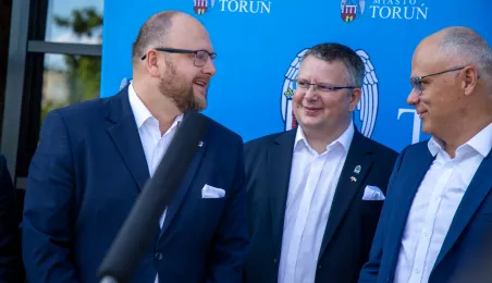 Budujemy ul. Olsztyńską - konferencja prasowa