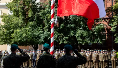 Promocja oficerska na Rynku Staromiejskim
