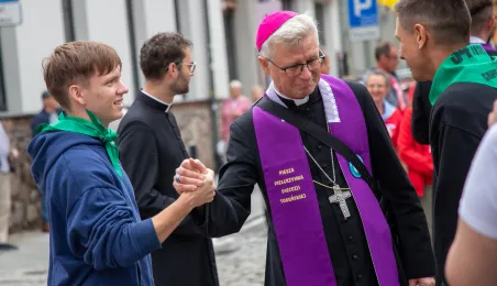 Pożegnanie Pieszej Pielgrzymki Diecezji Toruńskiej na Jasną Górę 2025