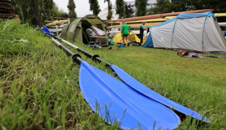 Kajakarze dopłynęli do Torunia, 7.08.2025 r.