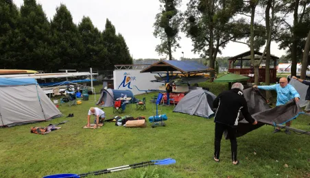 Kajakarze dopłynęli do Torunia, 7.08.2025 r.