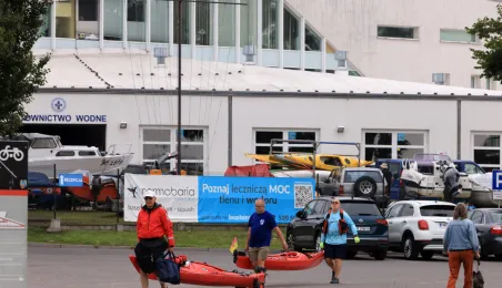 Kajakarze dopłynęli do Torunia, 7.08.2025 r.