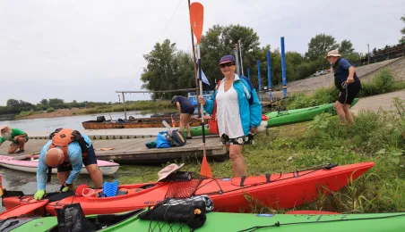 Kajakarze dopłynęli do Torunia, 7.08.2025 r.