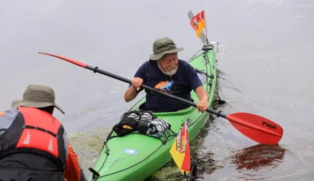 Kajakarze dopłynęli do Torunia, 7.08.2025 r.