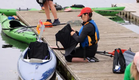 Kajakarze dopłynęli do Torunia, 7.08.2025 r.