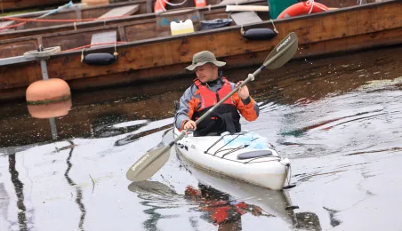 Kajakarze dopłynęli do Torunia, 7.08.2025 r.
