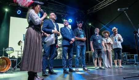 9. Festiwal Wisły - powitanie flisaków w Toruniu