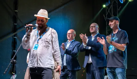 9. Festiwal Wisły - powitanie flisaków w Toruniu