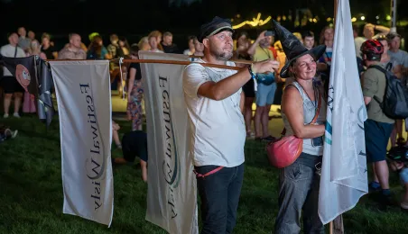 9. Festiwal Wisły - powitanie flisaków w Toruniu