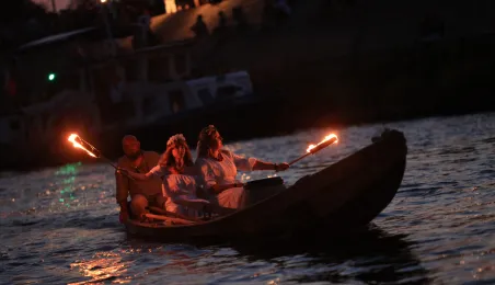 9. Festiwal Wisły - nocna parada łodzi i statków, widowisko światło-dźwięk