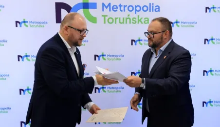 Podpisanie porozumienia komunikacyjnego między Gminą Miasta Toruń i Gminą Zławieś Wielka