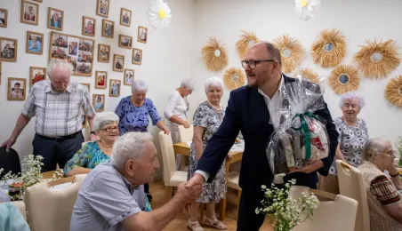 Prezydent Paweł Gulewski odwiedził DDPS-y na Bydgoskim Przedmieściu