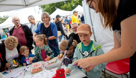 Odkrywcy - piknik naukowy przy CN Młyn Wiedzy