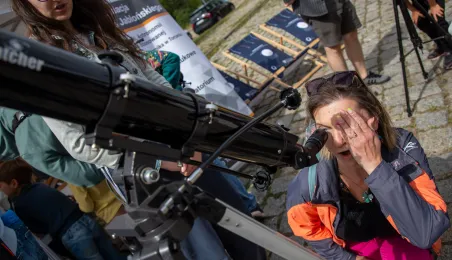 Odkrywcy - piknik naukowy przy CN Młyn Wiedzy