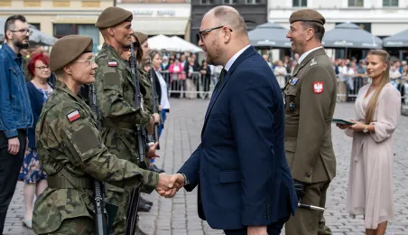39. przysięga żołnierzy Terytorialnej Służby Wojskowej