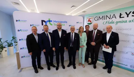 Podpisanie porozumienia dot. połączenia autobusowego z Łysomicami