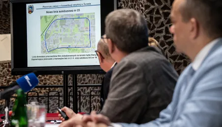 Briefing prasowy dotyczący zmian w komunikacji miejskiej