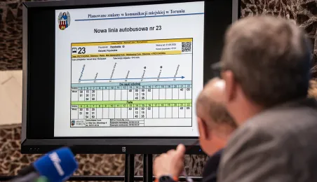 Briefing prasowy dotyczący zmian w komunikacji miejskiej