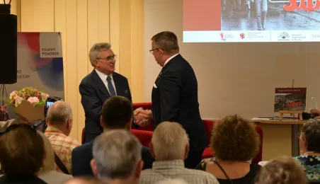 Spotkanie z działaczem toruńskiej "Solidarności" Lechem Różańskim