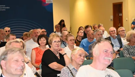 Spotkanie z działaczem toruńskiej "Solidarności" Lechem Różańskim
