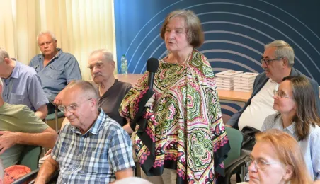 Spotkanie z działaczem toruńskiej "Solidarności" Lechem Różańskim