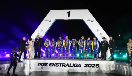 Finał KS Toruń - Motor Lublin - podium, 28.09.2025 r.