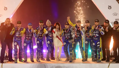 Finał KS Toruń - Motor Lublin - podium, 28.09.2025 r.